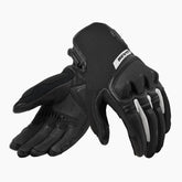 Guanti Duty Ladies, un guanto moto con protezione nocche e tecnologia touch screen. Colore Nero-Bianco. Di REV'IT!.